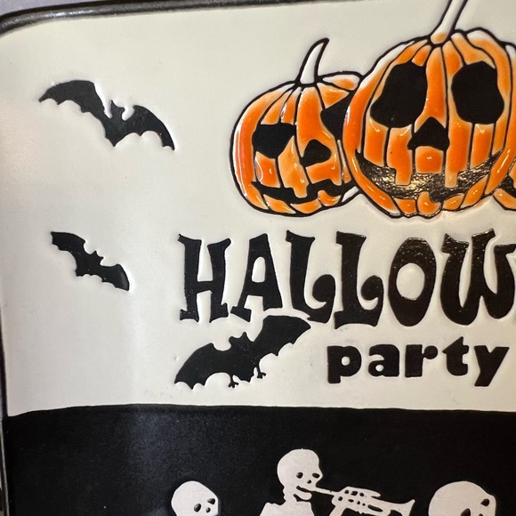 Halloween Party Skeleton Music Band Salad Plate Guitar Banjo Trumpet Violin - Picture 9 of 11